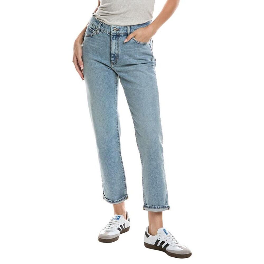 Frame Denim Womens  The Borrowed Biridie Slim Jean